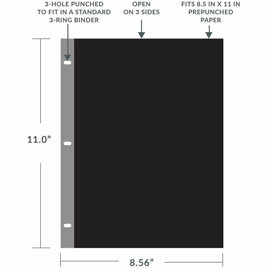 C-Line Clear Poly Side Load Sheet Protectors - Alternate-Image4