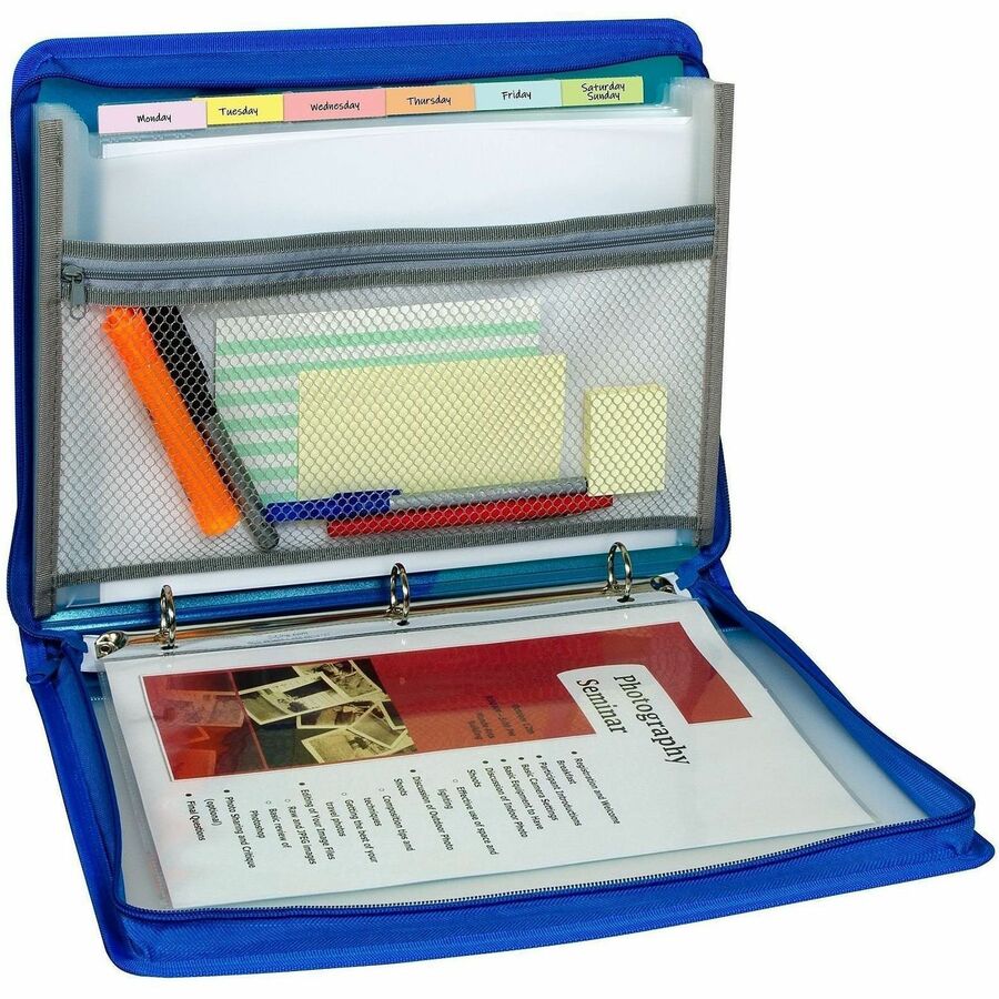 C-Line Expanding File Zippered Binder - Alternate-Image3