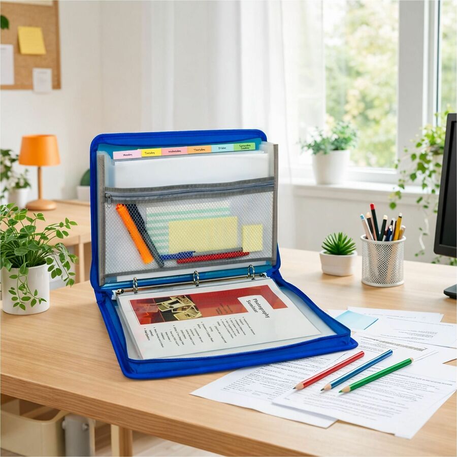 C-Line Expanding File Zippered Binder - Alternate-Image2