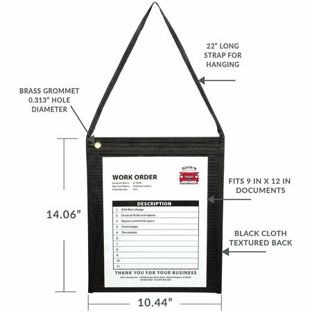 C-Line Fabric Hanging Strap Shop Ticket Holders - Alternate-Image3