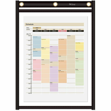 C-Line Heavy-Duty Super-Heavyweight Plus Stitched Shop Ticket Holders - 9" x 12" - Alternate-Image6