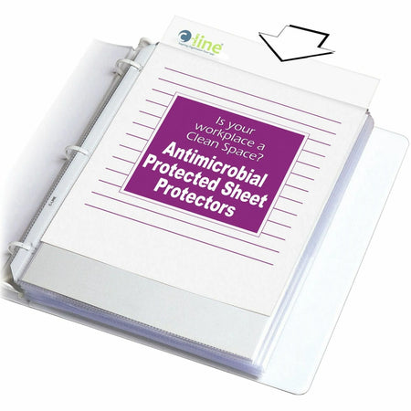 C-Line Heavyweight Sheet Protectors - Letter Size 3-Hole Clear - 100/Box