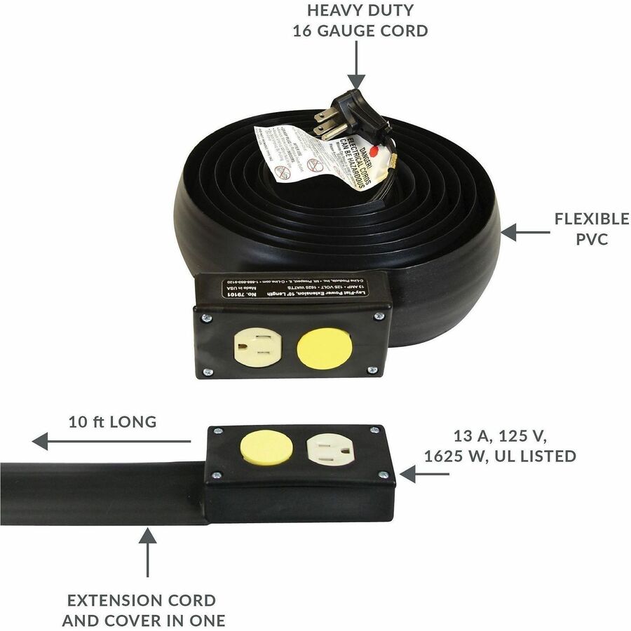 C-Line Lay-Flat Power Extension / Cord Cover - Alternate-Image3