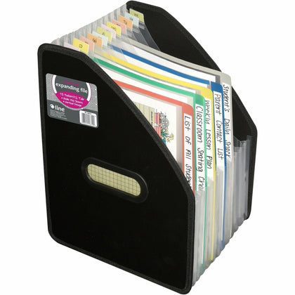 C-Line Letter Expanding File: 13-Pocket 12-Divider Organizer - Files