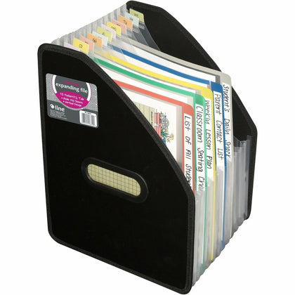 C-Line Letter Expanding File: 13-Pocket 12-Divider Organizer - Files
