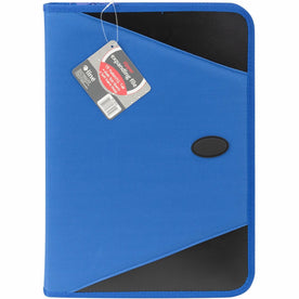 C-Line Letter Expanding File - 8 1/2’’ x 11’’ - 300 Sheets Capacity - 13 Pocket(s) - Blue - Zipper Closure - 1 Each