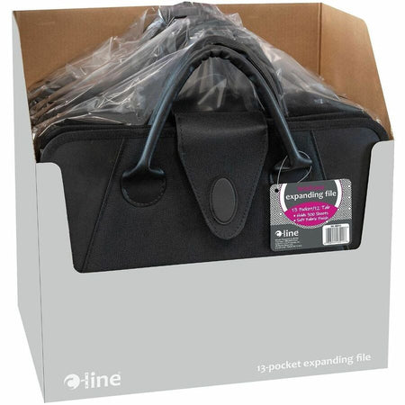 C-Line Letter Expanding File - 8 1/2’’ x 11’’ - 300 Sheets Capacity - 13 Internal Pocket(s) - 12 Divider(s) - Black