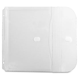 C-Line Letter File Pocket: 8 1/2’’ x 11’’ 200 Sheets Capacity Clear Durable - 5/Pack - Binder Pockets