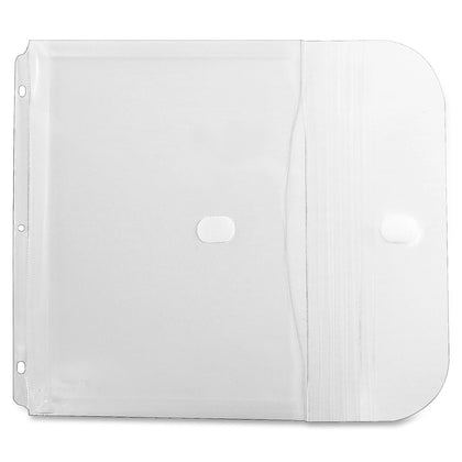 C-Line Letter File Pocket: 8 1/2’’ x 11’’ 200 Sheets Capacity Clear Durable - 5/Pack - Binder Pockets