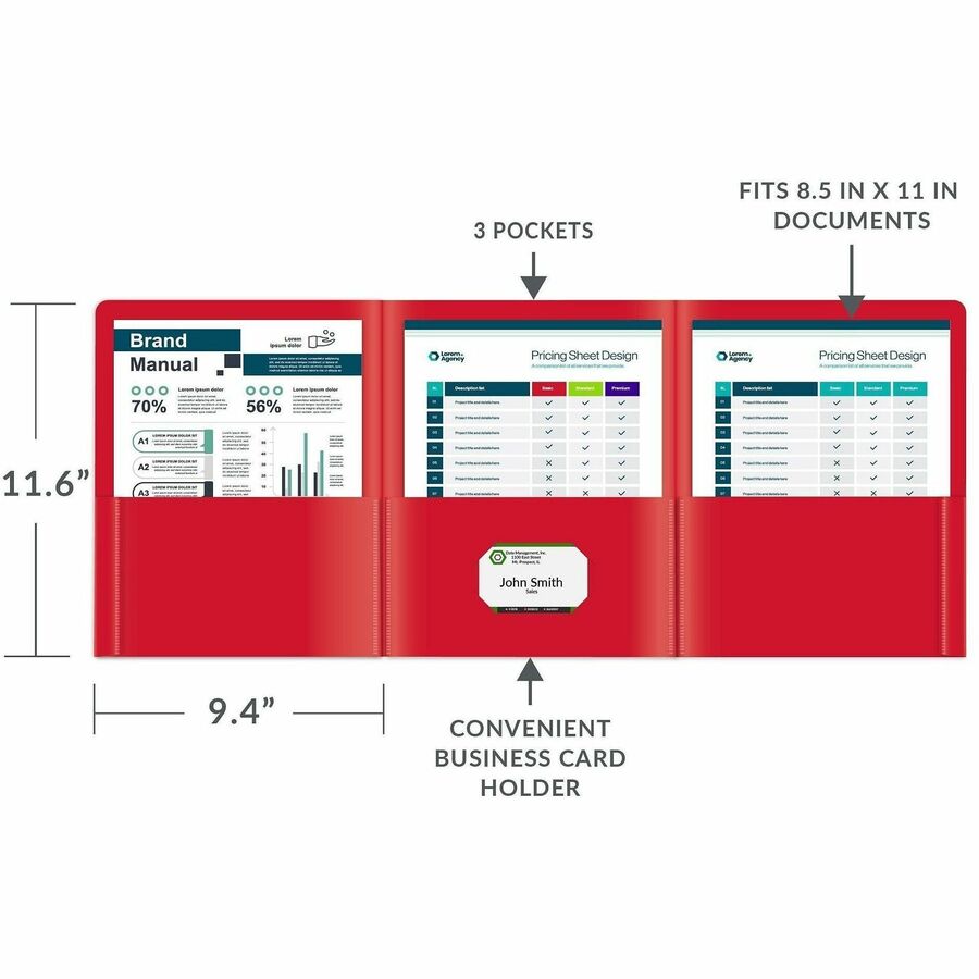 C-Line Letter Pocket Folder - Alternate-Image4