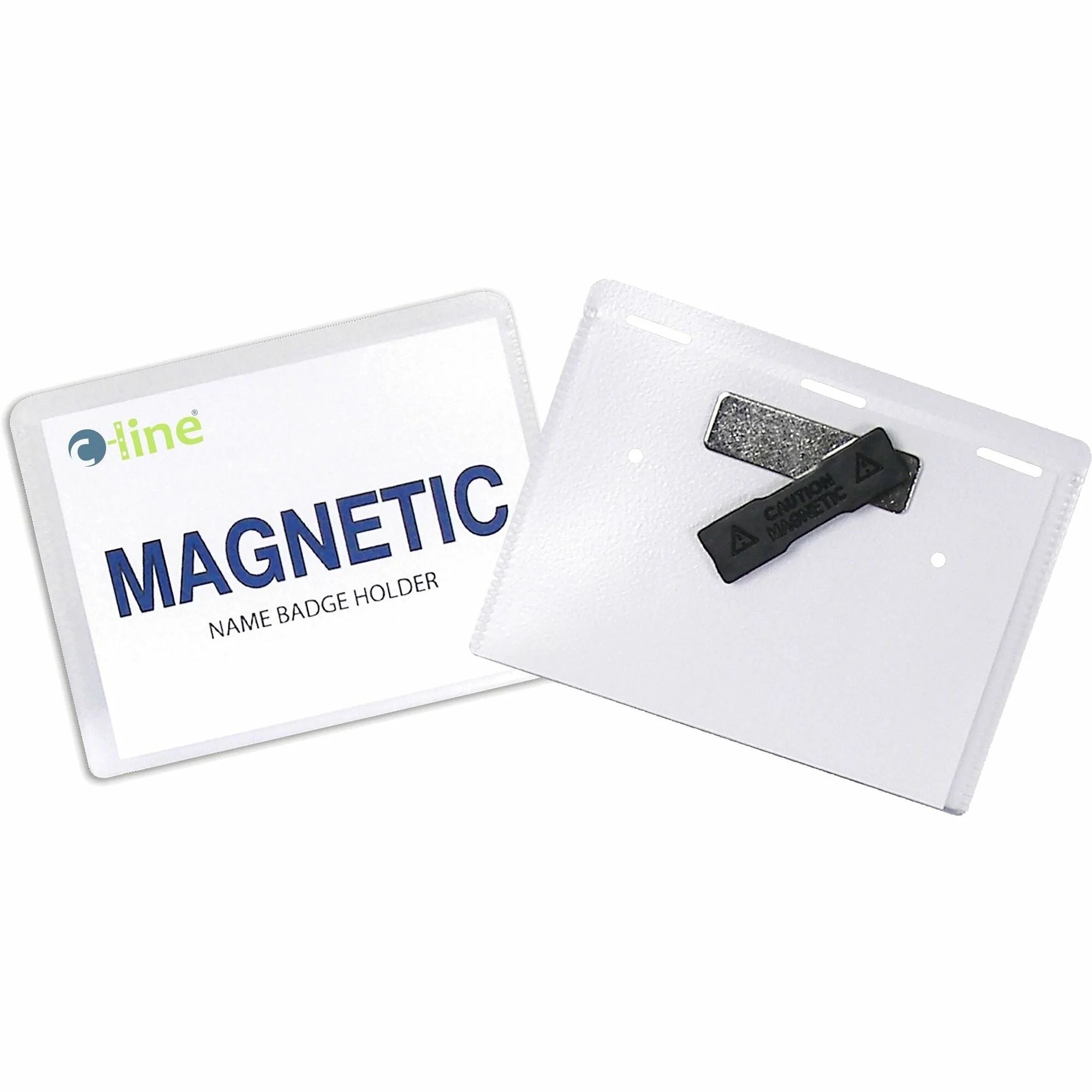 C-Line Magnetic Name Badge Holder Kit - 20 Pack - ID Badges & Supplies
