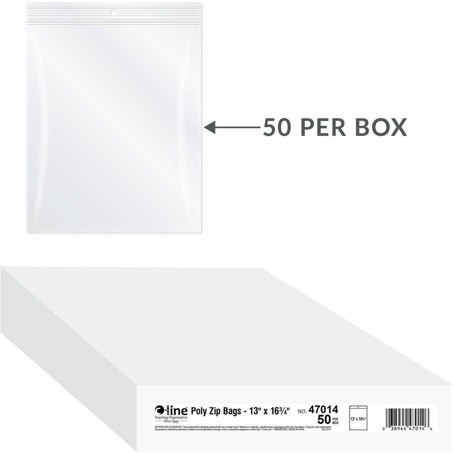 C-Line Oversized Heavyweight Poly Zip Bags - Alternate-Image1