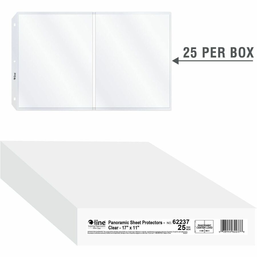 C-Line Panoramic Fold-Out Sheet Protectors - Alternate-Image1