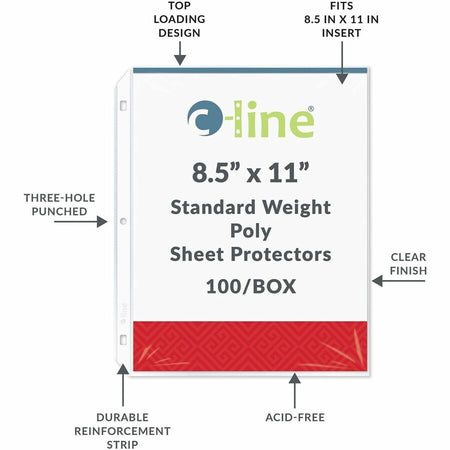 C-Line Poly Top-loading Sheet Protectors - Alternate-Image5