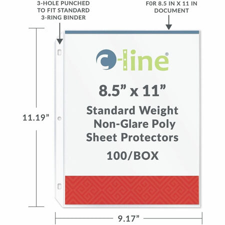 C-Line Poly Top-loading Sheet Protectors - Alternate-Image4