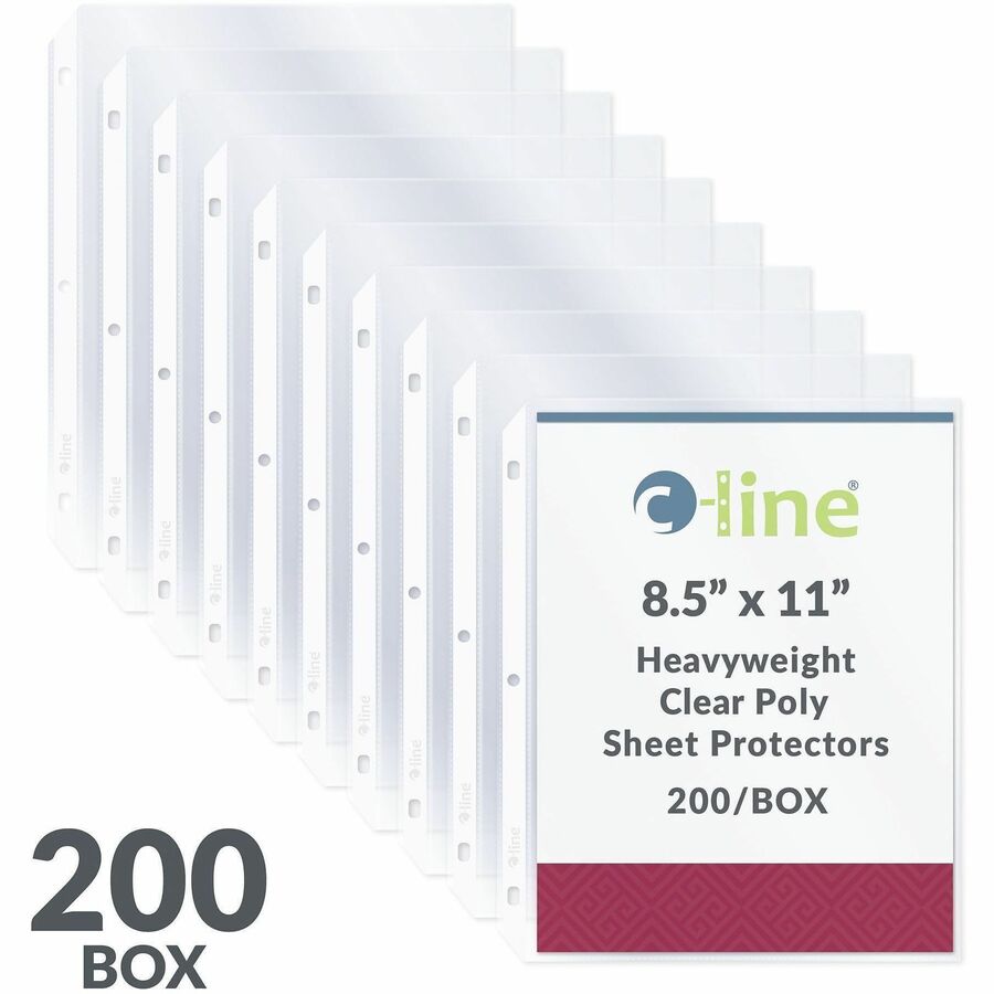 C-Line Poly Top-loading Sheet Protectors - Alternate-Image5