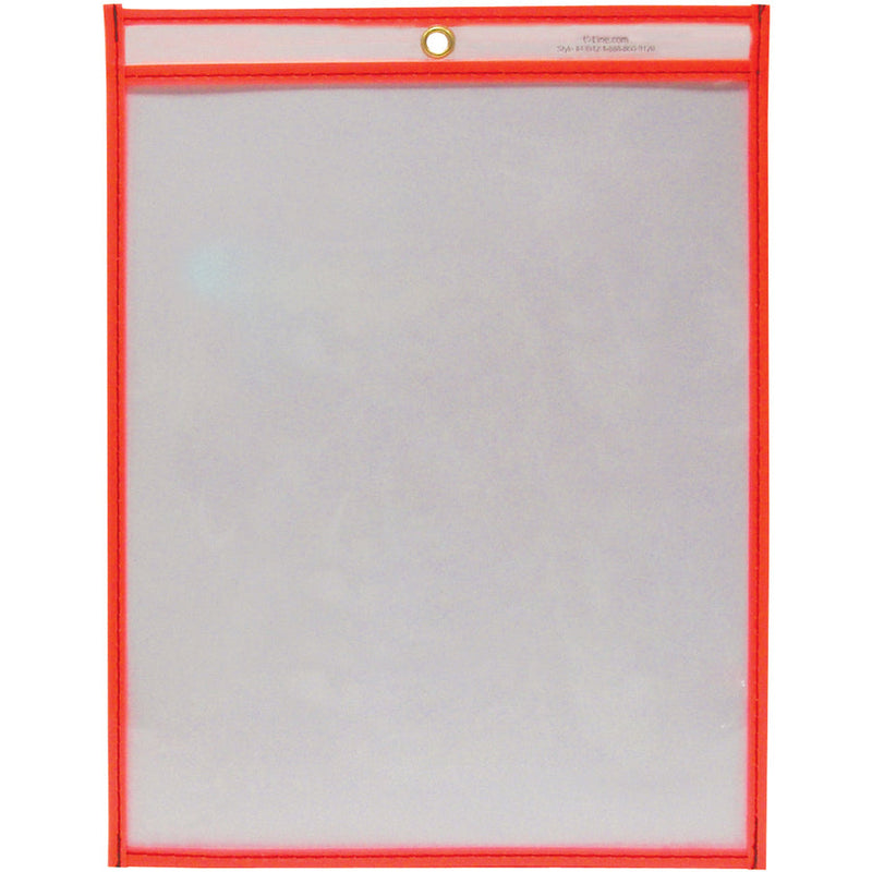 C-Line Red Letter Storage Folder - 8 1/2’’ x 11’’ - Pack of 30 - Learning Boards & Supplies