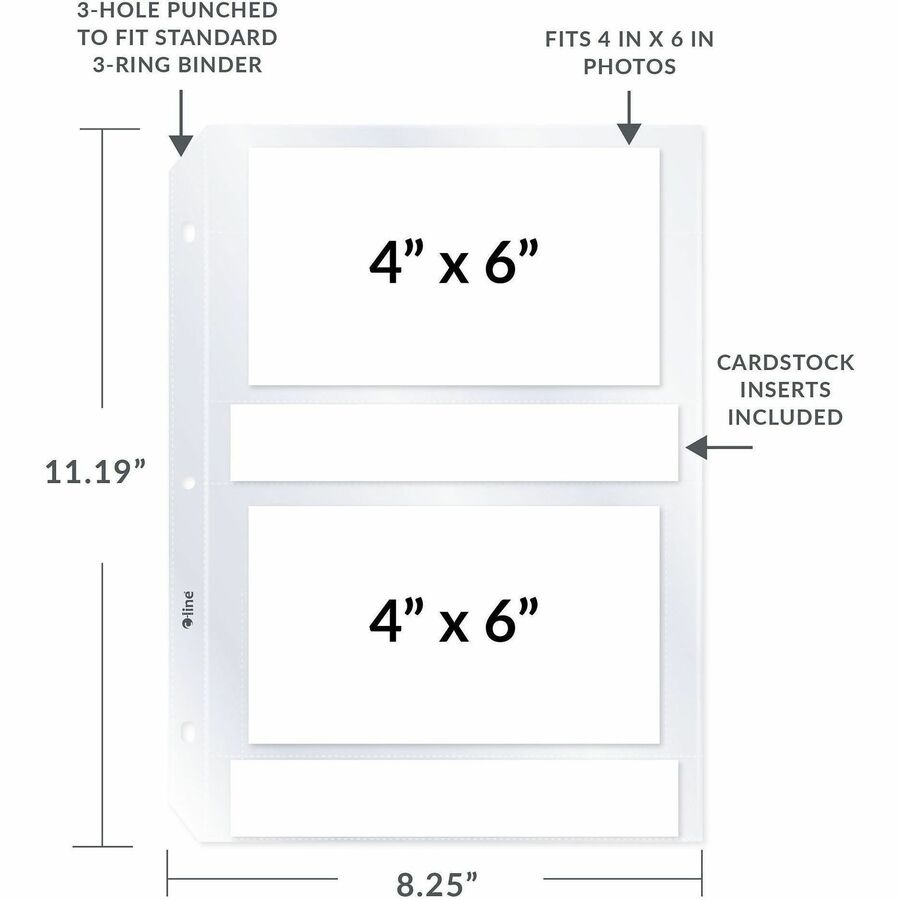 C-Line Ring Binder Photo Storage Pages - Alternate-Image4