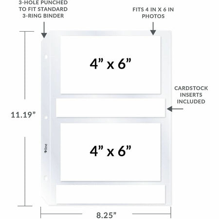 C-Line Ring Binder Photo Storage Pages - Alternate-Image4