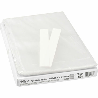 C-Line Ring Binder Photo Storage Pages | 4x6 - 4 Capacity - Refill