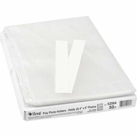 C-Line Ring Binder Photo Storage Pages | 4x6 - 4 Capacity - Refill