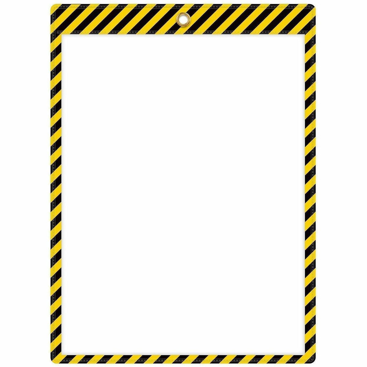 C-Line Safety Striped Shop Ticket Holders - 1500