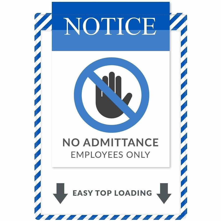 C-Line Safety Striped Shop Ticket Holders - Alternate-Image5