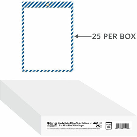 C-Line Safety Striped Shop Ticket Holders - Alternate-Image1
