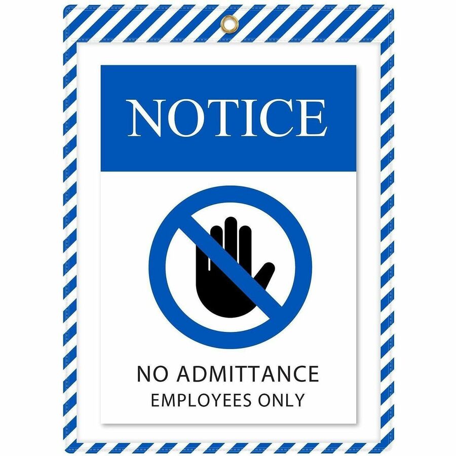 C-Line Safety Striped Shop Ticket Holders - Alternate-Image6