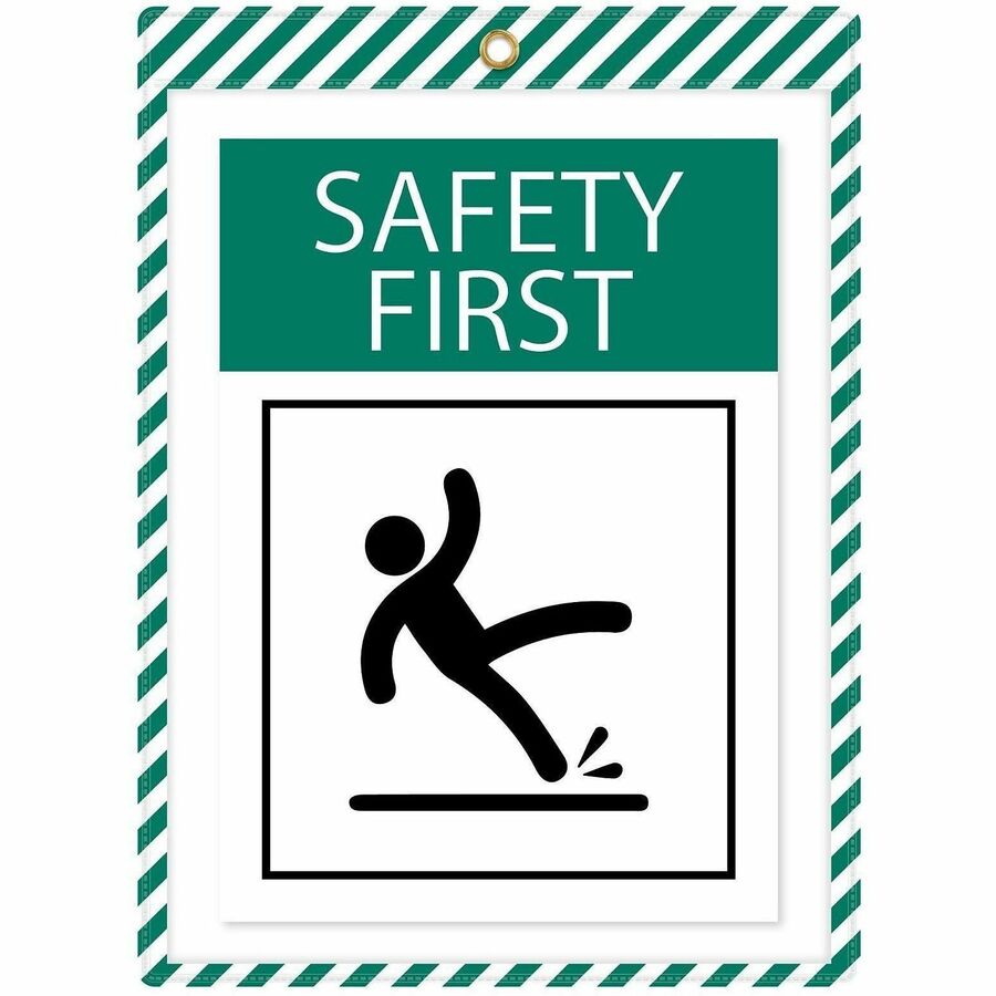 C-Line Safety Striped Shop Ticket Holders - Alternate-Image6