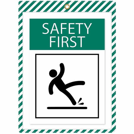 C-Line Safety Striped Shop Ticket Holders - Alternate-Image6