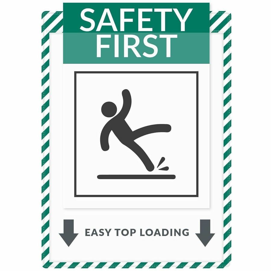 C-Line Safety Striped Shop Ticket Holders - Alternate-Image5