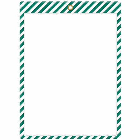 C-Line Safety Striped Shop Ticket Holders - 1500