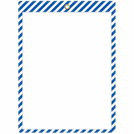 C-Line Safety Striped Shop Ticket Holders - 1500