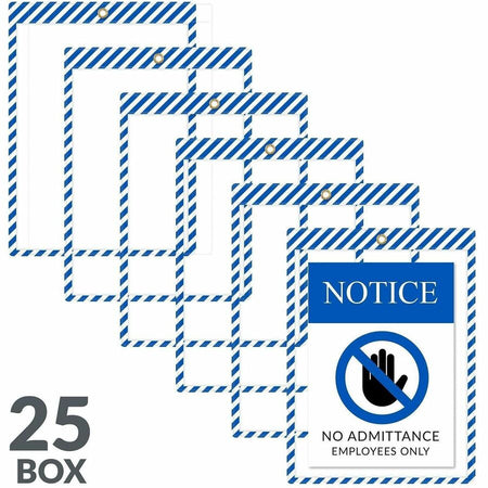 C-Line Safety Striped Shop Ticket Holders - Alternate-Image3