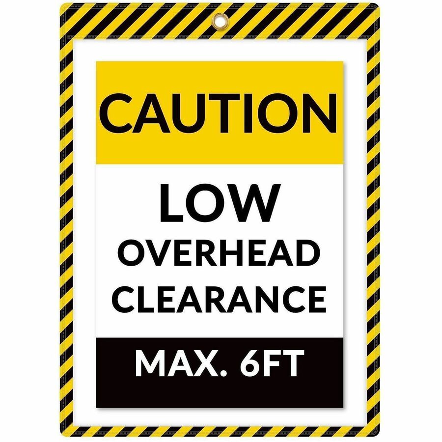C-Line Safety Striped Shop Ticket Holders - Alternate-Image6
