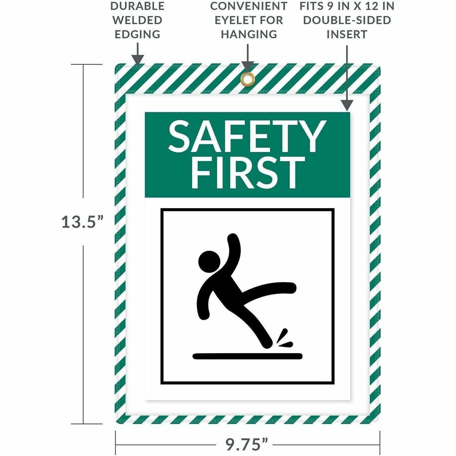 C-Line Safety Striped Shop Ticket Holders - Alternate-Image4
