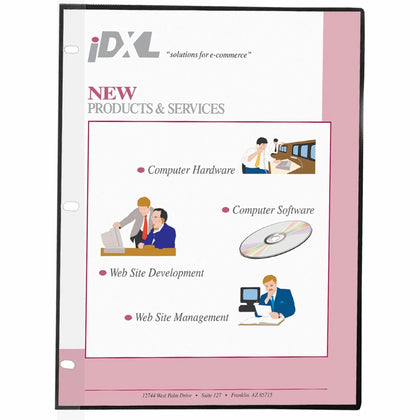 C-Line Sheet Protectors: Letter Size 3-Hole Clear Polypropylene - 50/Box - Protectors