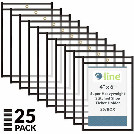 C-Line Stitched Vinyl Shop Ticket Holders - Alternate-Image2