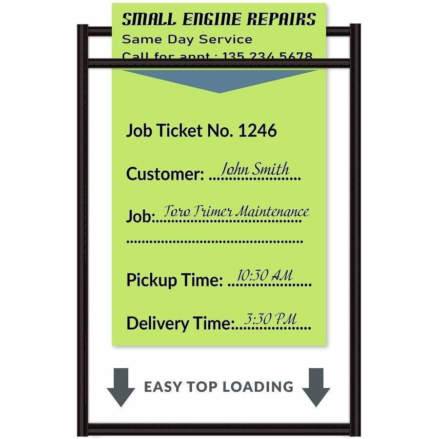 C-Line Stitched Vinyl Shop Ticket Holders - Alternate-Image3
