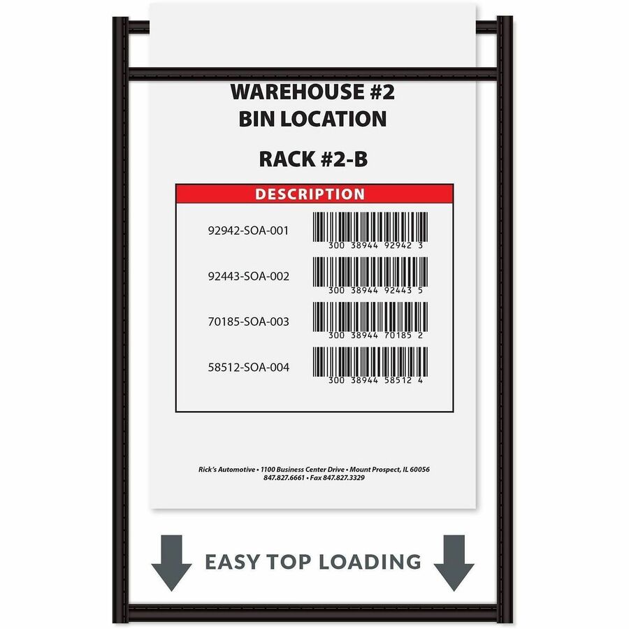 C-Line Stitched Vinyl Shop Ticket Holders - Alternate-Image2