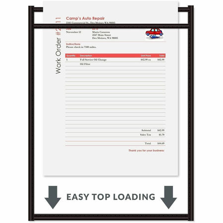 C-Line Stitched Vinyl Shop Ticket Holders - Alternate-Image5