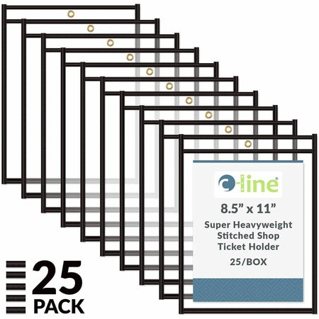 C-Line Stitched Vinyl Shop Ticket Holders - Alternate-Image3