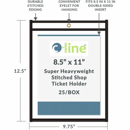 C-Line Stitched Vinyl Shop Ticket Holders - Alternate-Image4