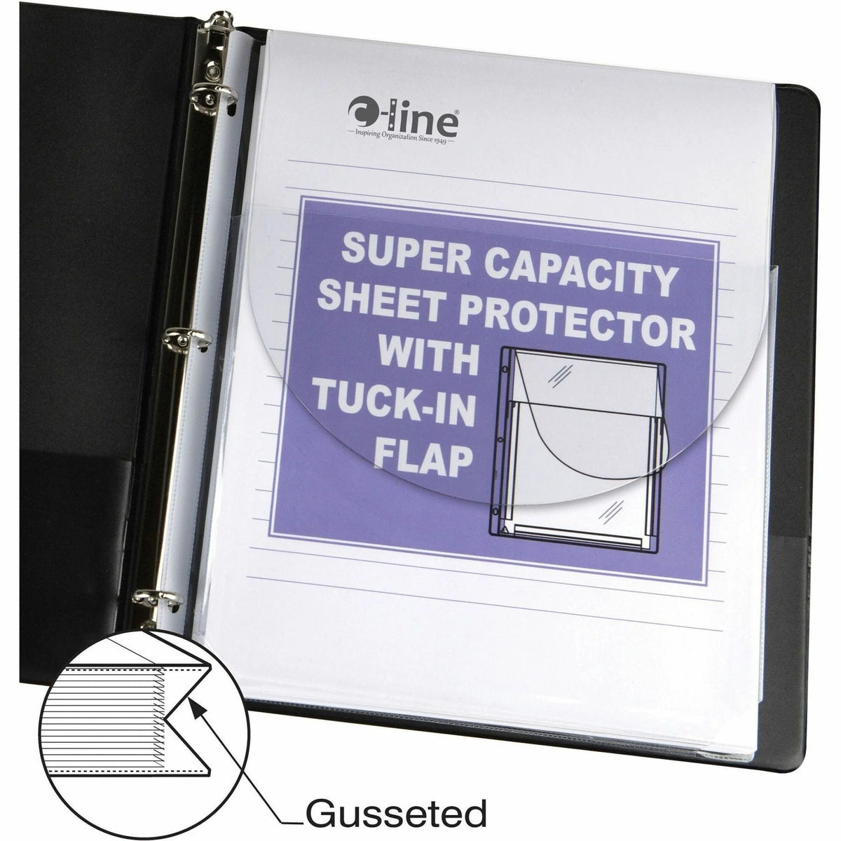 C-Line Super Capacity Sheet Protector: 200 Clear Vinyl - 10/Pack - Protectors