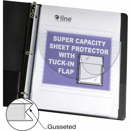 C-Line Super Capacity Sheet Protector: 200 Clear Vinyl - 10/Pack - Protectors