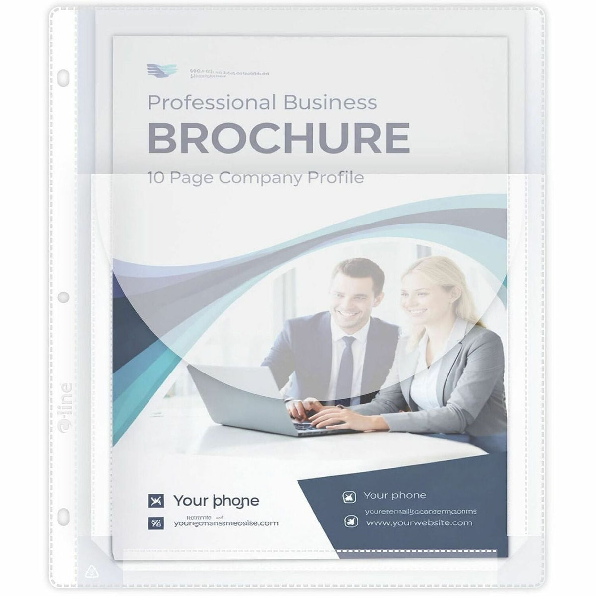 C-Line Super Capacity Sheet Protector with Tuck-in Flap - 1500