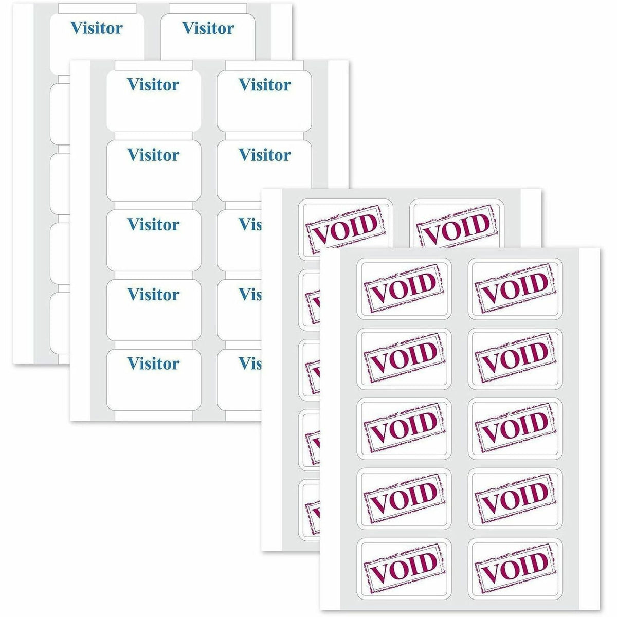 C-Line Time's Up! One-day Visitor Name Badges - 1500