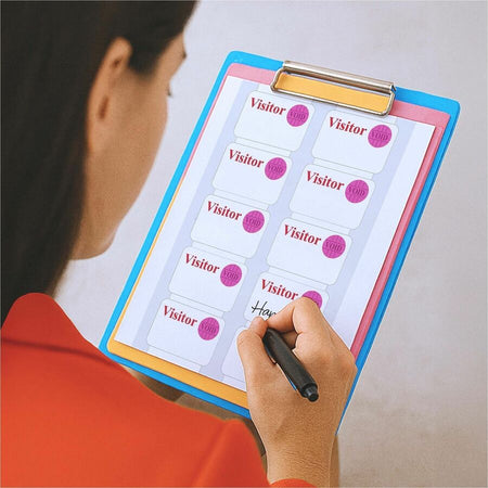 C-Line Time's Up! Peel & Stick Name Badges - Alternate-Image2
