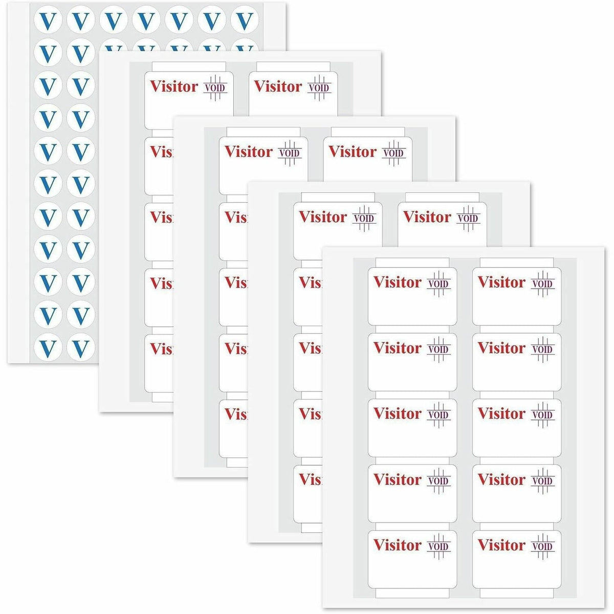 C-Line Time's Up! Peel & Stick Name Badges - 1500
